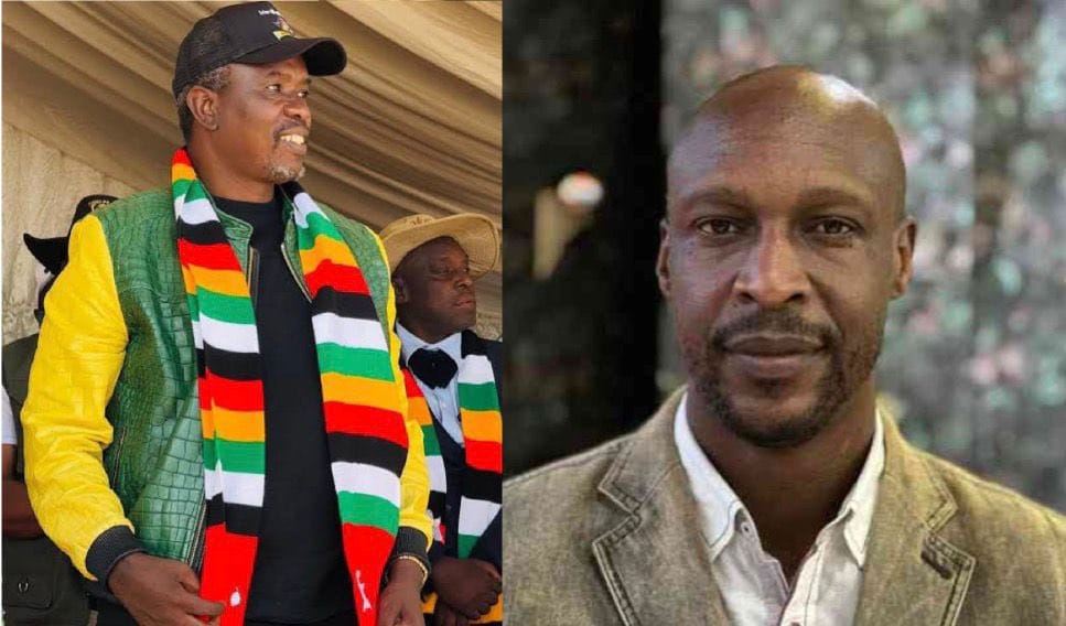 Dark analytical graphic showing three disconnected nodes on a political network map